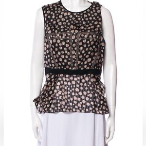 Stylish Black and Cream Women's Top
